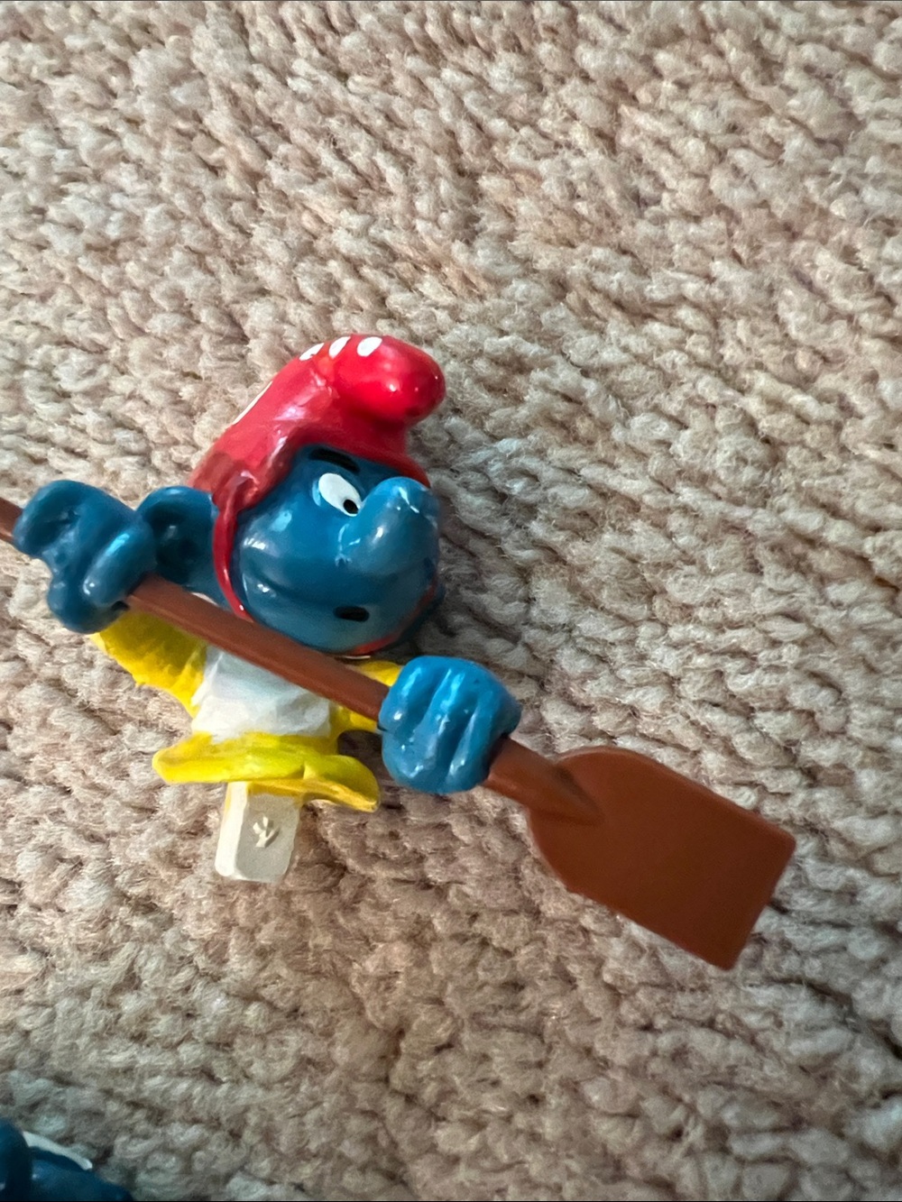 Lot of 7 vintage Smurf pvc figurines missing parts - Picture 6 of 9
